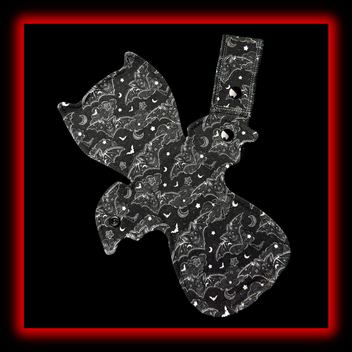 Cloth Pad Drying Strap - Night Flyer Print