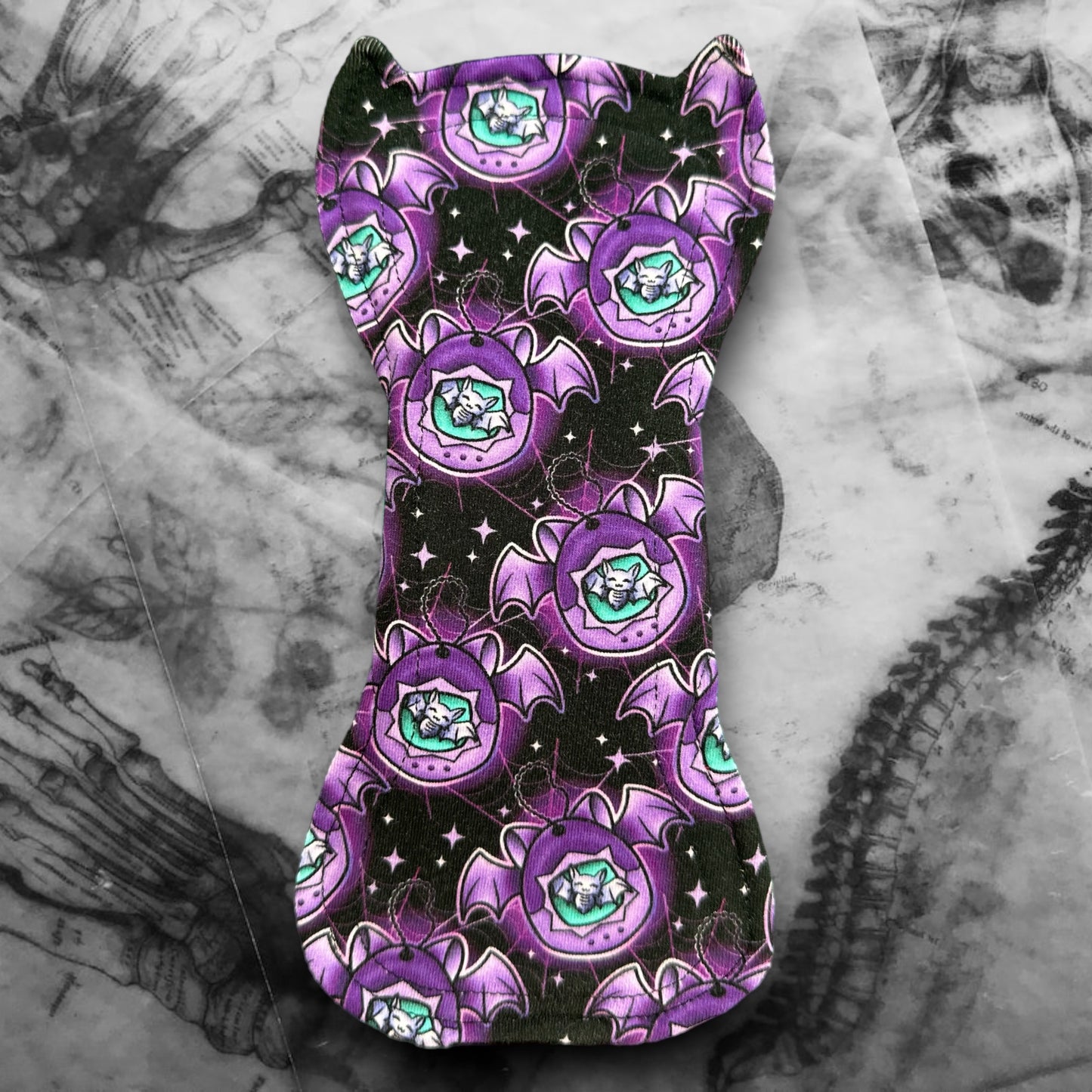 Ozzy Cloth Sanitary Pad - Bat-O-Goth (Cotton Lycra)