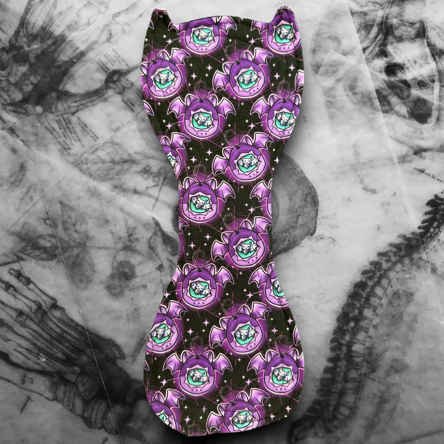 Ozzy Cloth Sanitary Pad - Bat-O-Goth (Cotton Lycra)