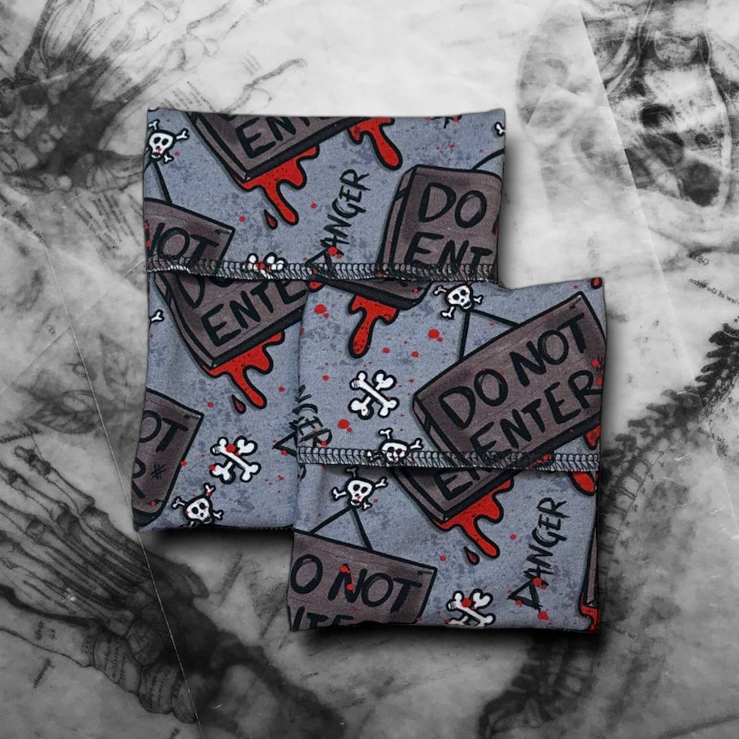 Cloth Pad Wrapper - Do Not Enter (Cotton Lycra)