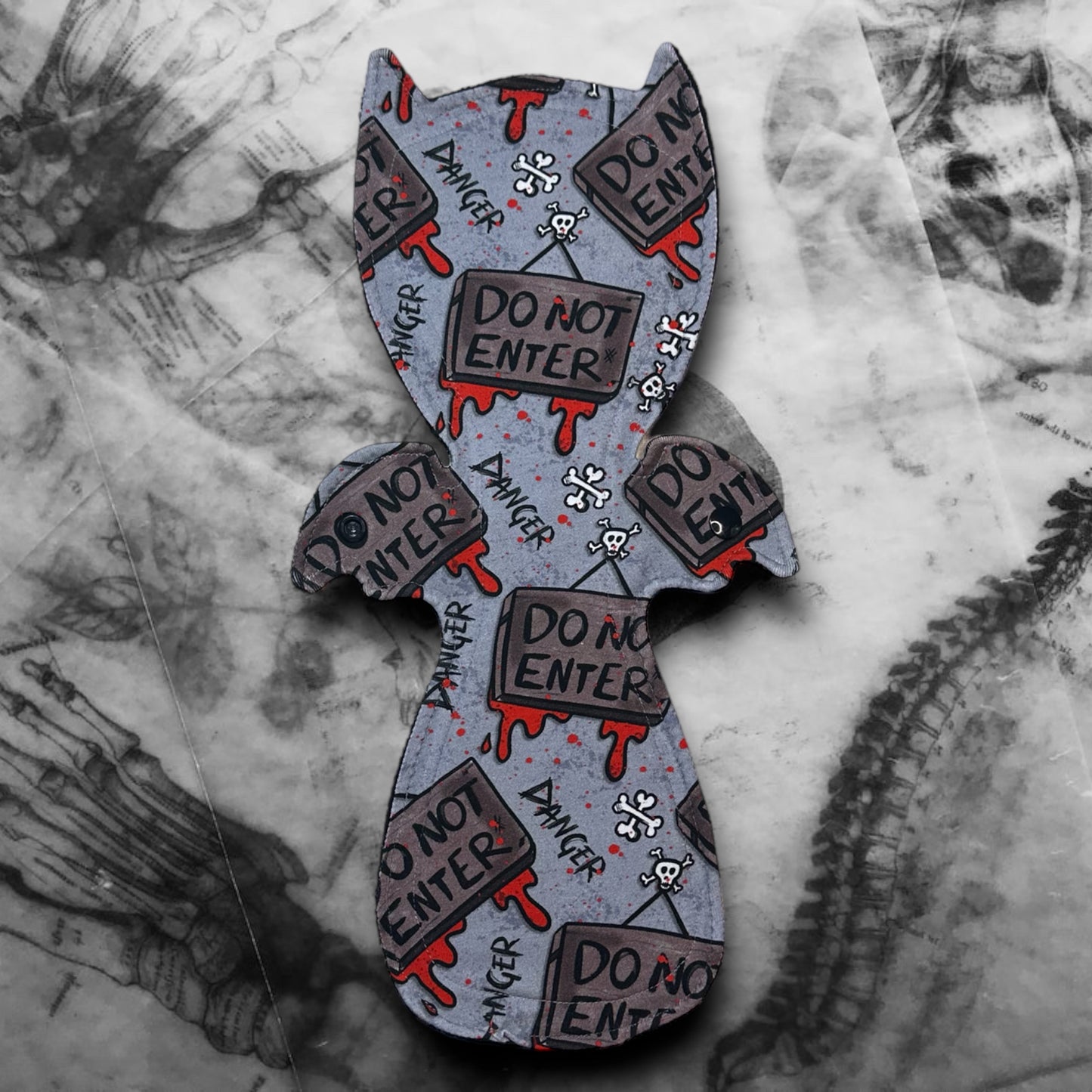 Ozzy Cloth Sanitary Pad - Do Not Enter (Cotton Lycra)