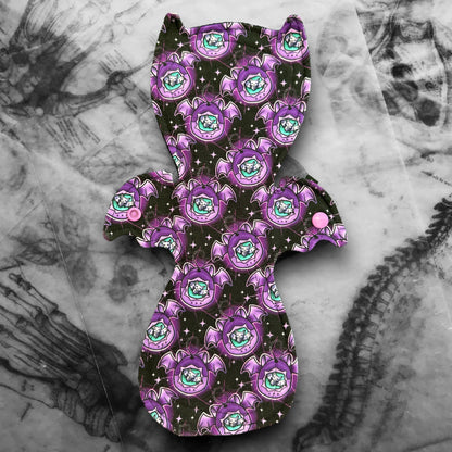 Ozzy Cloth Sanitary Pad - Bat-O-Goth (Cotton Lycra)
