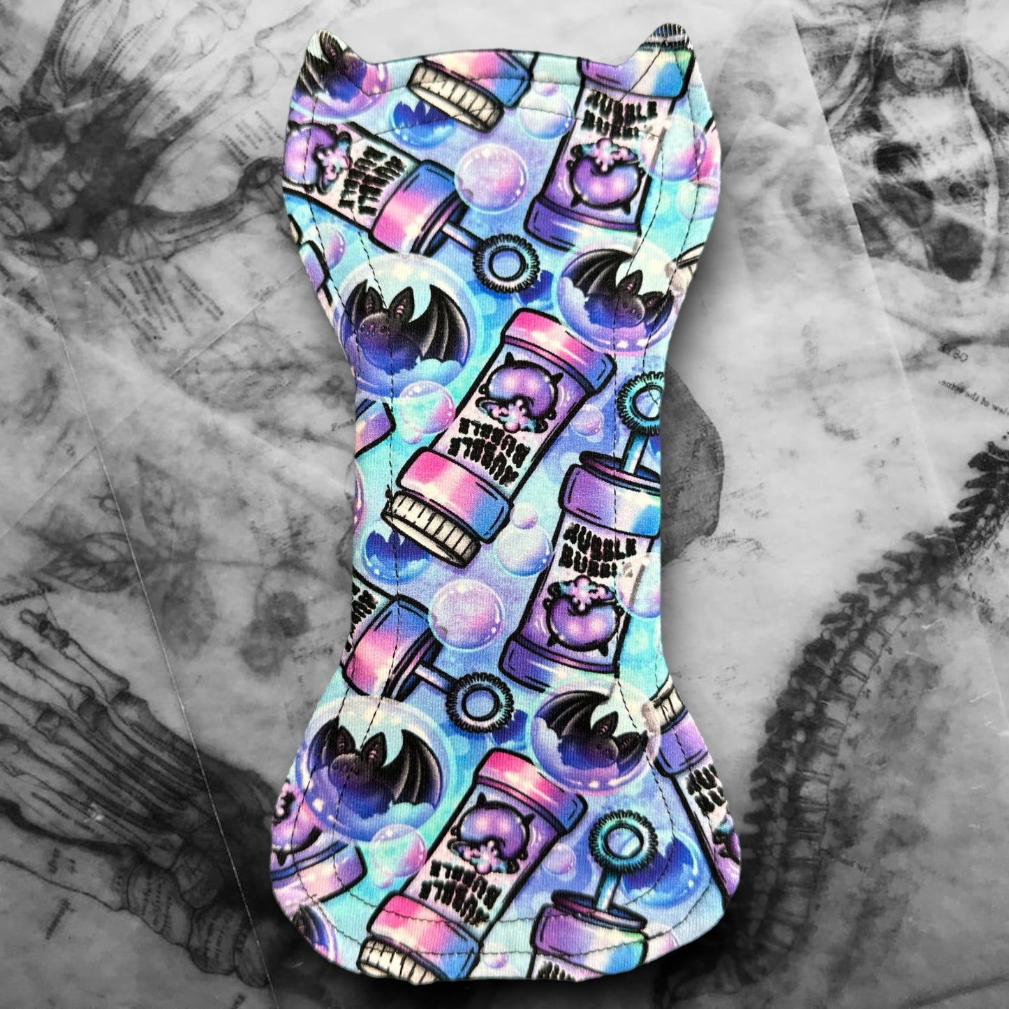 Ozzy Cloth Sanitary Pad - Bat Bubbles (Cotton Lycra)