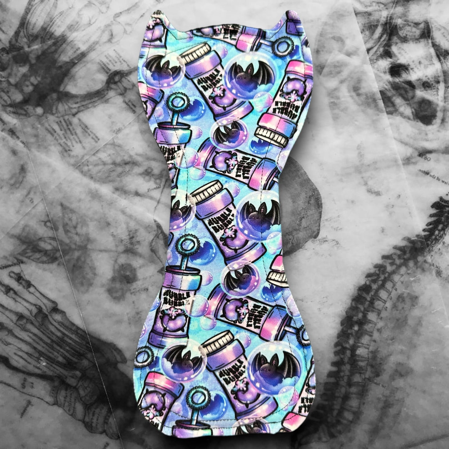 Ozzy Cloth Sanitary Pad - Bat Bubbles (Cotton Lycra)